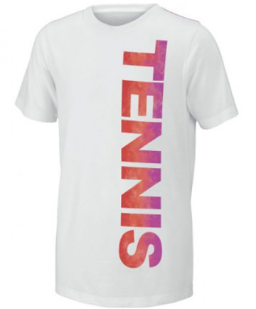 WIlson Girls' Tennis Tech Tee White WRA753803