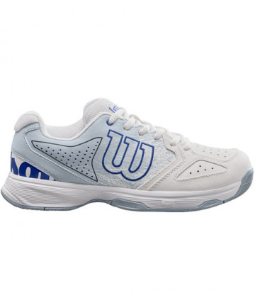 Wilson Junior Stroke Shoes White / Blue WRS324020