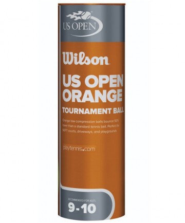 Wilson US Open Orange Dot Junior Ball 3/Can WRT137700