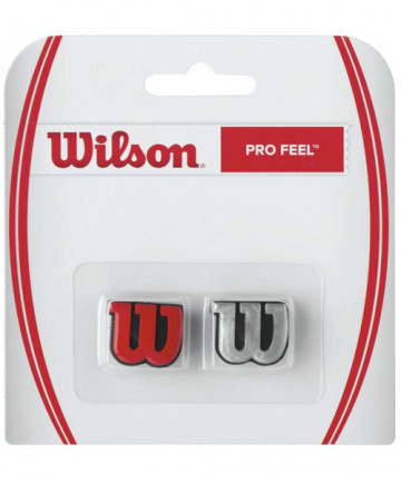 Wilson Pro Feel Dampeners Red, Silver 2/Pack WRZ537600