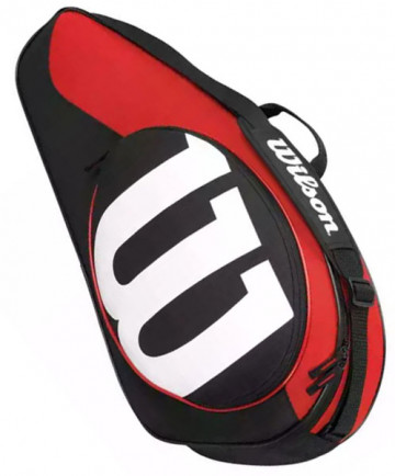 Wlson Match II 3-Pack Racquet Bag Black/Red WRZ820603