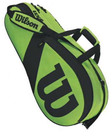 Wilson Match III 6 Pack Bag Green/Black WRZ824806