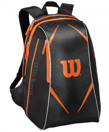 Wilson Burn Topspin Backpack Bag Black/Red WRZ841695
