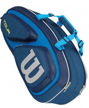 Wilson Tour V 6-Pack Racquet Bag Blue WRZ843606