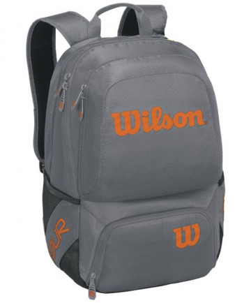 Wilson Tour V Backpack Bag Grey/Orange WRZ847695