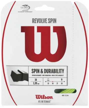 Wilson Revolve Spin 16 Poly String Green WRZ956800