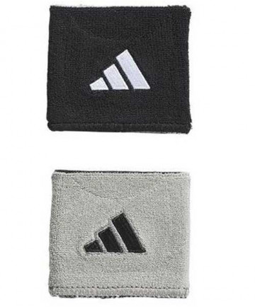 Adidas Interval Small Reversible 2.0 Wristband- Black-Grey 5157200