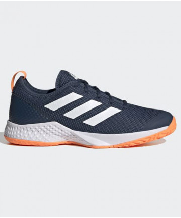 Adidas Men's Court Control Tennis Shoes Blue/Orange FZ3648