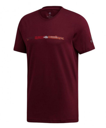 Adidas Matchcode Graphic Tee- Maroon ED6195