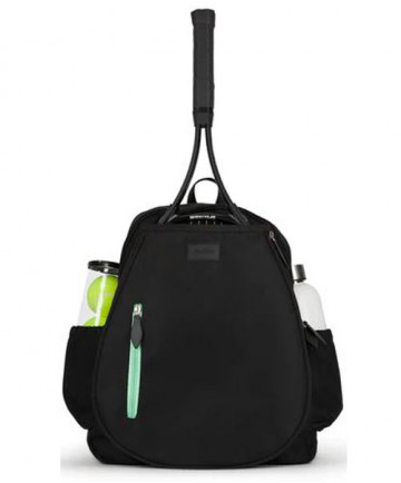 Ame & Lulu Game Time Tennis Backpack- Black-Mint GTIME268