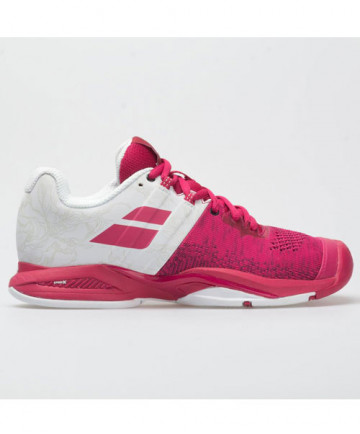Babolat Women's Propulse Blast AC 2020 Shoes White/Red 31S20447-1028
