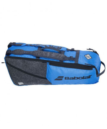 Babolat Evo Racquet Holder 6 Pack Bag Blue/Grey 2020 751209-211