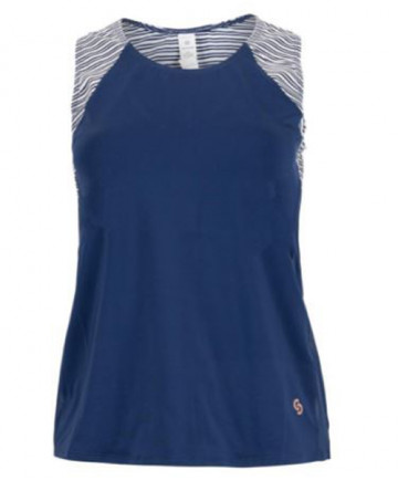 Cross Court Freeport Tank Top- Indigo 8483-8068