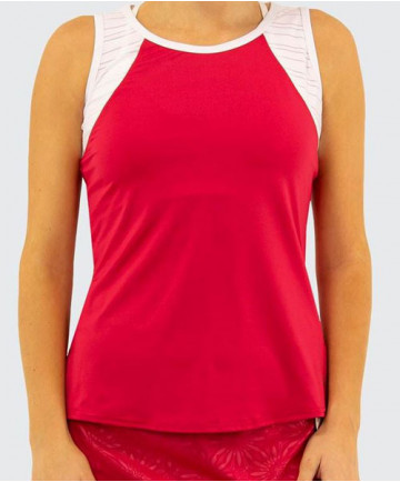 Cross Court Solid Wildfire Tank-Berry 8774-7268