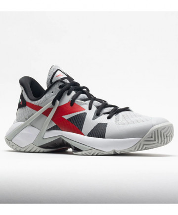 Diadora B. Icon AG Men's Silver/Black/Fiery Red 178115-C9979