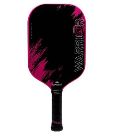 Diadem Warrior V2 Pickleball Paddle Black/Pink PB-WARRV2-PI