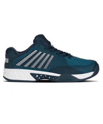 K-Swiss Hypercourt Express 2 2E Width Men's Shoe-Teal 06806-434