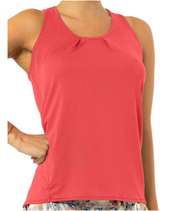 Lucky In Love Tie Back Tank- Flame CT712-807