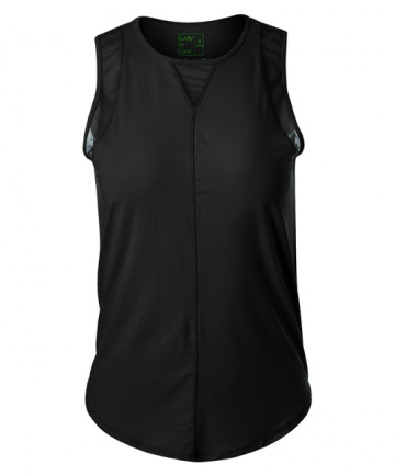 Lucky In Love UV Chill Out Tank- Black CT661-001