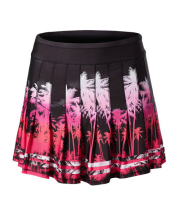 Lucky In Love Long Tahiti Pleat Skirt-Shocking Pink CB282-825645