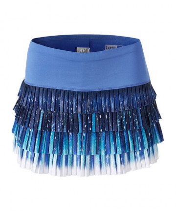 Lucky In Love Aura Pleated Skirt-Paris Blue CB339-835434
