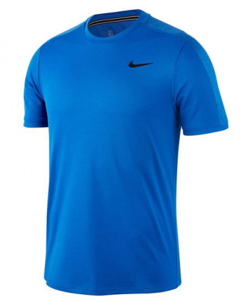 Nike Men's Court Dry Graphic Crew- Game Royal AT4305-480
