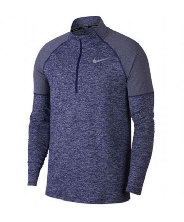 Nike Men's Element 1/2 Zip Top-Obsidian/Blue Void/Heather AH8973-478