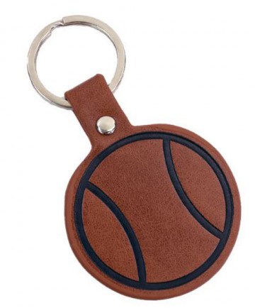 Racquet Inc Leather Tennis Ball Keychain- RITG171