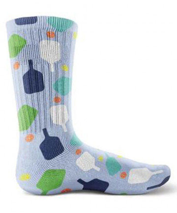 Racquet Inc. Men's Pickleball Dress Socks-Light Blue RITG64