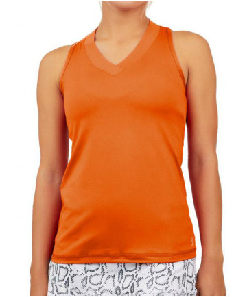 Sofibella UV Classic Racerback Tank-Nectarine 7001-NEC