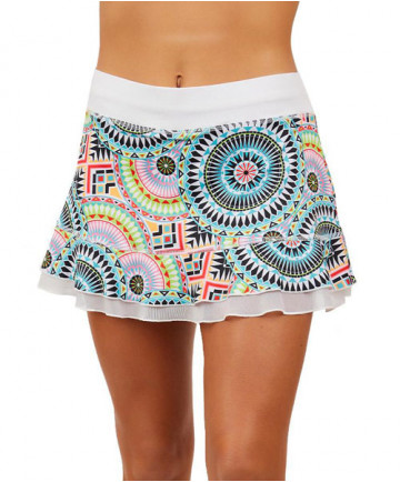 Sofiella 13 Inch Skort-Medallion 7010-MDP