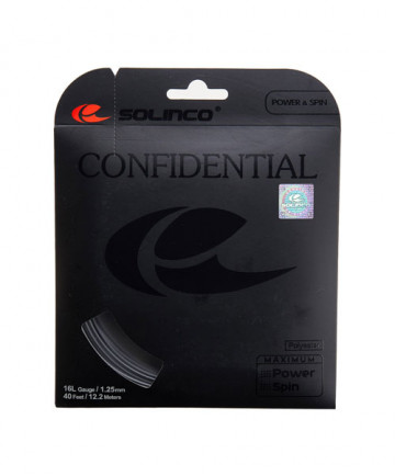 Solinco Confidential 16L (1.25) Black 1920207