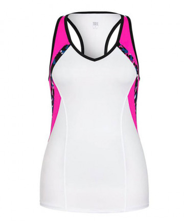 Tail Azalea Crush V-Neck Tank-White TD2588-0016