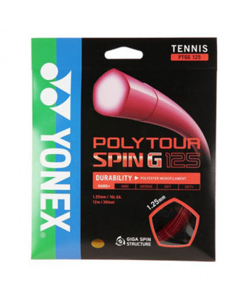 Yonex Poly Tour Spin G 1.25 Red ptgg125r