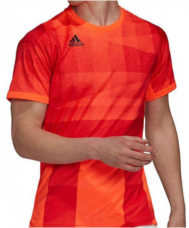Solar red 2024 adidas shirt