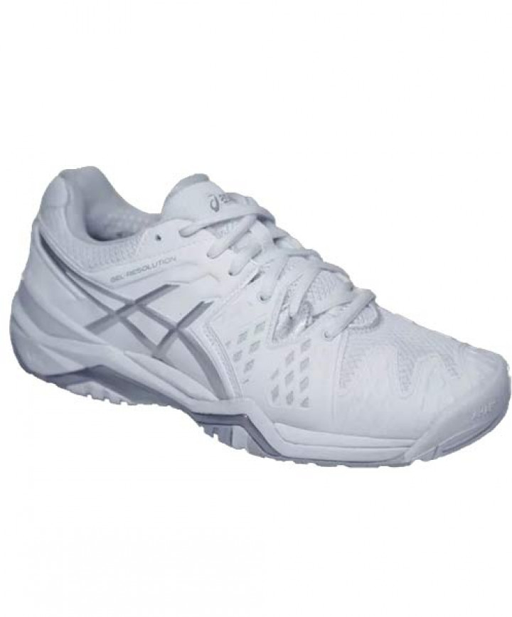 Asics Women's Gel Resolution 6 White E570Y-0193 Shoes