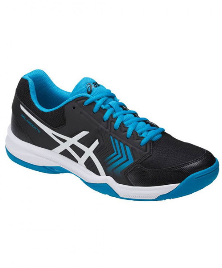 Asics Men s Gel Dedicate 5 Shoes Black Blue E707Y 9041