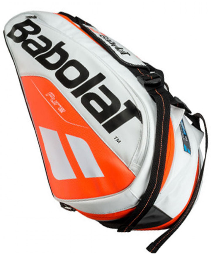 Babolat 6 Pack Pure Strike Bag White Red 751172 149