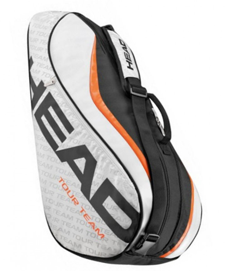 Head Tour Team Combi 6R Racquet Bag Silver Black 283236 SIBK