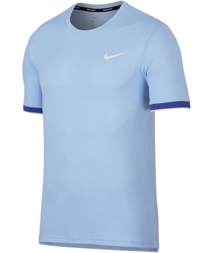 filosoof dodelijk stap Nike Men's Court Dry Team Crew Top Blue 830927-466 - Nike - Men - Apparel