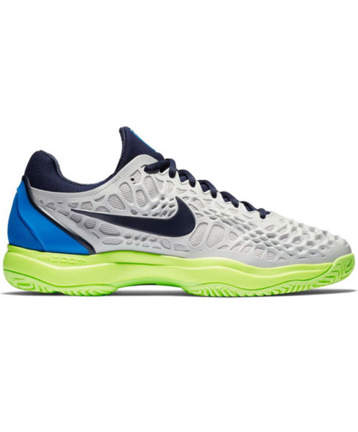 Nike Men s Zoom Cage 3 HC Shoes Grey Blue 918193 004