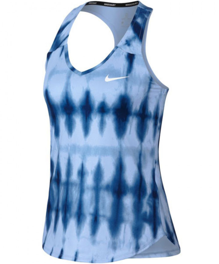 Nike Women s Court Pure Print Tank Royal Tint 933203 415 Fall
