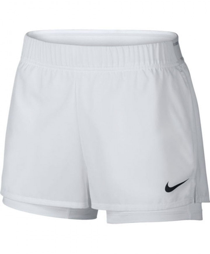 Nike Women s Court Flex Shorts White 939312 100