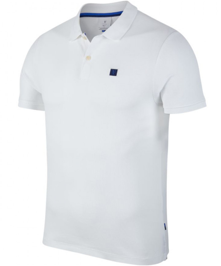 Nike Men's Court RF Roger Federer Essential Polo White AH6762-100