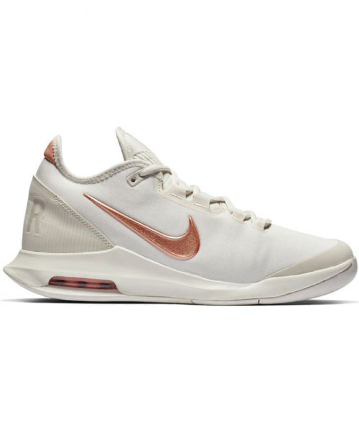 rose gold and white nike shoes