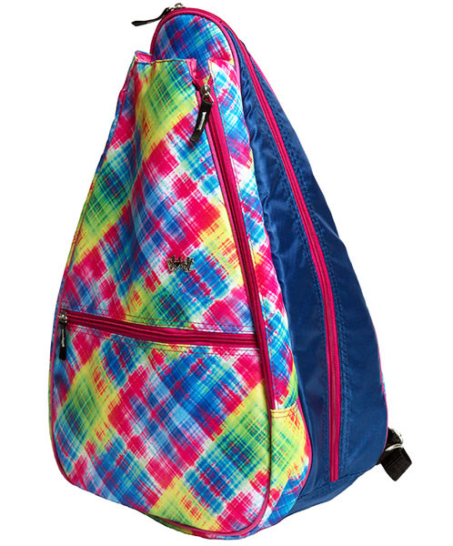 Glove It Electric Plaid Tennis Backpack Bag Tr227