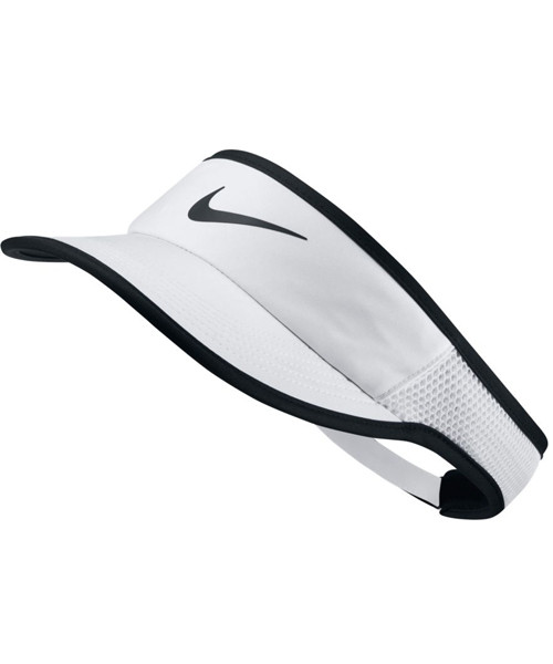 Nike Women's NikeCourt Aerobill Featherlite Visor White 899656100