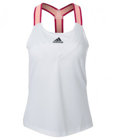 Adidas Women's Heat Ready Y-Tank-White GH4633