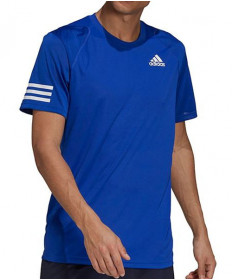 Adidas Men's Club 3 Stripe Tee-Bold Blue H34690