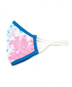 Ame & Lulu Tennis Cool Fit Mask- Blue/Pink Tie-Dye KCFM219